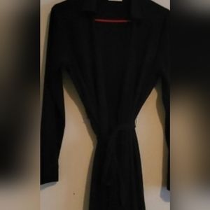 Amanda Smith Elegant Black Long Sleeve Dress